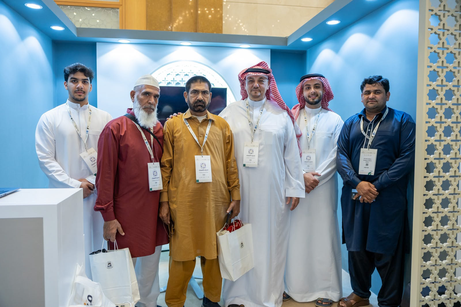 Meeting international partners at the Umrah forum